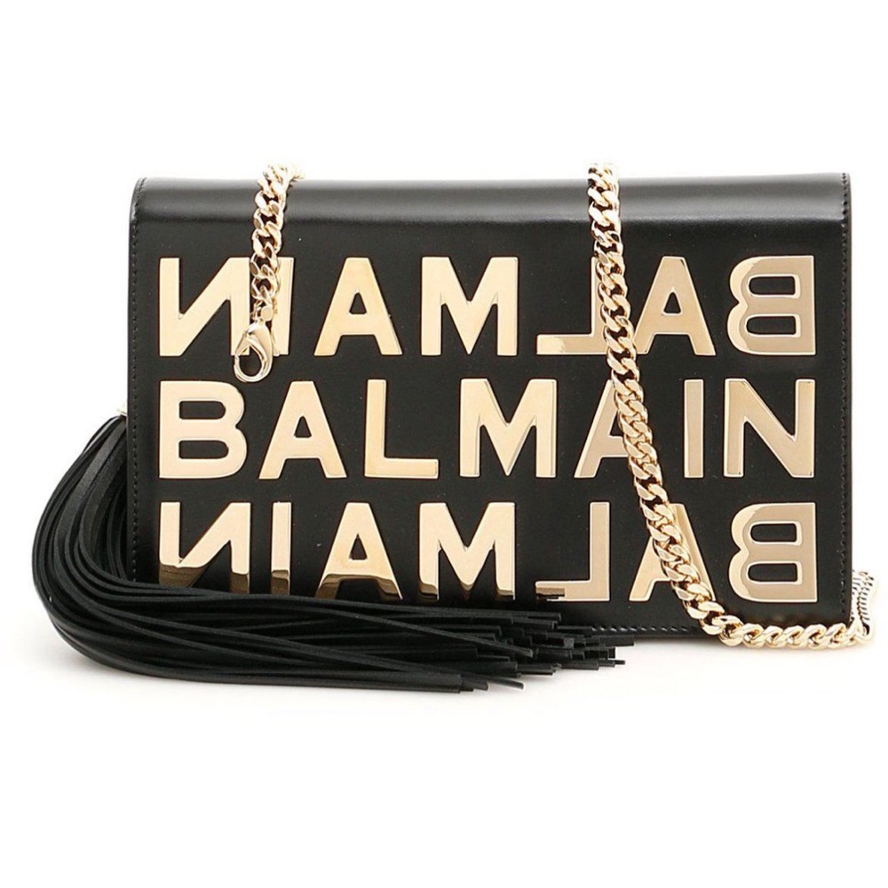 Lovely Crossbody Balmain bag. Very beautiful signature piece.